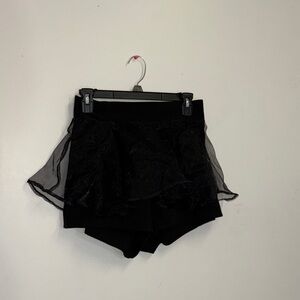 Black sheer ballerina style skirt hottie grunge skirt fairy